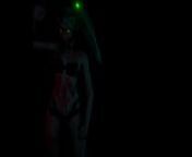 Rebecca, juicy young minx dances obscenely in the darkness from correction with rebecca from edgerunners audio porn