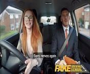 Fake Driving School Ella Hughes Fails her Test on Purpose from nikki hugh