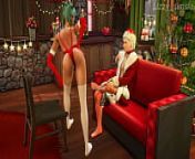 Tav rides on Astarion for her pleasure on Christmas eve - sims 4 - 3D animation from astarion sex scenes
