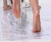 Glossy barefoot soles from chemise glossy