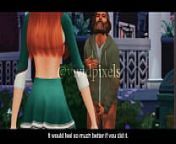 Sorority Slut Cucks Fraternity Boyfriend With Old Homeless Man And Threesome - Sims 4 from mimihungvo gumroad