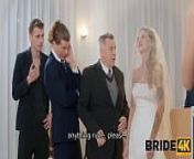 BRIDE4K. Case #002: Wedding Gift to Cancel Wedding from wedding orgy