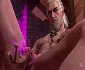 PREVIEW: Trans Geralt gets fisted from www man anim