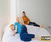 SISPORN. Boyfriend falls relax and angry blonde has sex with stepbro from russian brother and sister