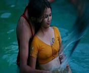 Hot Mamatha romance with boy friend in swimming pool-1 from part 1 indian paid masala movie security guard episode 1 hindi