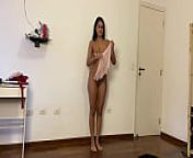 Bia Hot provando seus pijamas novos enquanto fica pelada para voce from vk brazil boy naked