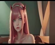 AI generated Zerotwo is needed for you from zero family nude