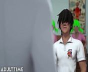 ADULT TIME Hentai Sex Professor Jerks Off And Fucks A Student To Prove A Point from jake long hentai