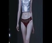 AI generated girls at a fashion show from ai indian lookbook models