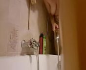 Spying on your beautiful Italian stepmother in the shower you are such a lucky stepson! from xxx nii