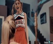 MILF coach lures teen cheerleader into threesome fuck from bisexual cory chese and 2boys vedoe