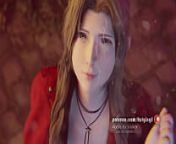 ff7 remake Aerith gets a massive facial (with sound) from date with aerith final fantasy 7 remake auxtasy 6100