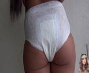 Diaper booty jiggle from emma butt in diapers