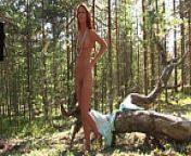 Sexy Redhead Teen Is a Forest Fantasy Come to Life from tree breast