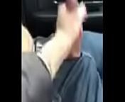 Car gf public handjob from pulice boobs