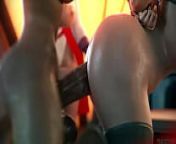Futa Wonderwoman and Powergirl Discipline Catwoman (rigidsfm) from dc 3d hentai