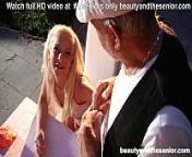 Blonde escort a. rich old grandpa and sucks butler from old grandpa fucks young beautiful white girls