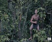 Sexy tarzan gay parody with barbarian boy in modern world from nude tarzan and aladdin gay sex