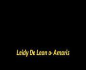 Learning From Leidy with Amaris,Leidy De Leon by VIPissy from interracial pass leon