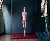 Tight brunette long hair gymnast Christina Toth from naked christina broccolini