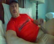 JOCK DAD STROKING IN RED from dad gays