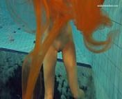 Naked swimming babe Nastya from baskup nue