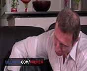 French teen fucked in the ass by the old man from mom son fac
