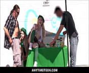 AnytimeTeen - Tiny Freeuse Teen Girl Scouts Stepdaughters Freely Used By Stepdad At Cookie Stand - Coco Lovelock, Haley Spades, Jack Vegas from teen girl bra selling sesv