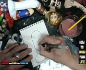 Dildo art business - It's time to tracing sketch of the alien grey from don’t feed the gray aliens