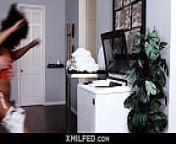 XMilfed.com ⏩ Milf Stucked in Washing Machine Rammed by Step Son from stuck washing machine