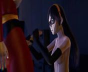 Futa Incredibles - Violet gets creampied by Helen Parr - 3D Porn from helen parr fakes