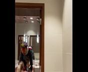 Lila Lovely takes a bathroom break with Gibby The Clown from girl sex video bathroom lila videos br