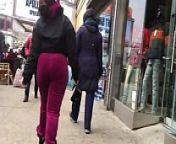 Round Booty Ebony Milf in Purple Sweats from xxx lila video sex