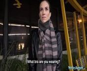 Public Agent Night time outdoor sex at the station from nurgul yesilcay fake sex1st night se