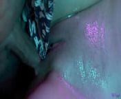 Neon Slut - Close Up Pussy Fuck from underwater gacha