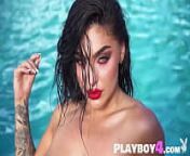 Perfect body MILF Emjay Rinaudo posing in the pool and exposed her gorgeous curvy body from view full screen emily rinaudo onlyfans sex tape 50 video leaked