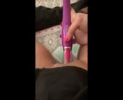 Tongue toy on my clit from big booty milf gets rough anal fuck as soon as she wakes up