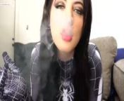Crystal Knight Smoking Venom Cosplay Tease IWantClips Dominatrix Smoke Fetish Goddess IWantClips from lensproject