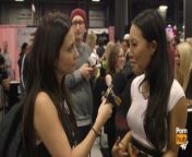 Asa Akira & Cherokee D Ass at eXXXotica 2015 with Pornhub Aria PornhubTV from zapping digitv 2015