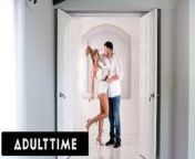 ADULT TIME - Petite Babe Ryan Reid Enjoys Sensual Sex With Big Dick Boyfriend from polİce