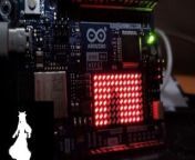 Bad Apple! on Arduino R4 LED matrix 12x8 XXX from12 xxx