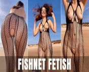 Walking almost naked on a nudist beach. Bouncing tits. Fashion Sexy Lace Mini Dress Fishnet Fetish from rimpi nude saree fashion