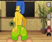 THE BEAUTIFUL MARGE SIMPSON JUMPING ON OUR COCK - HOLE HOUSE from simpsons