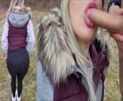 OMG ! He Pulled His Dick Out Off My Ass And Ruined My Down Jacket With Cum from assfuck outdoor