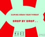 Cuming Down Your Throat Drop By Drop - ASMR Male Moaning Erotic Audio for Women - POV Sub Girls from romtik