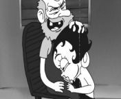 Betty Boop deepthroat old man from cute young latina gets her hairy pussy filled