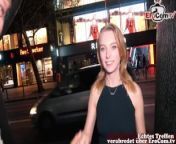 TOURIST TEEN MAKE CASTING - real sexdate with skinny teen slut on public Street pick up in Berlin from taourirt
