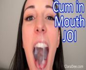 Clara Dee - Finger Sucking JOI With Huge Sloppy Facial and Cum Play from mara clara nudeww xxxkajalxxx com sexnuxnx