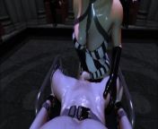Citor3 SFM VR XXX Games Latex Mistress Tessa milks through prostate training from cartoon femdom milking woman