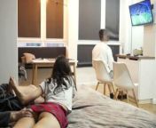 He choose FIFA.Girfriend Cheating While He Plays PS4 from Измена